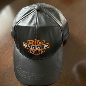 Harley Davidson Embroiled Leather cap,